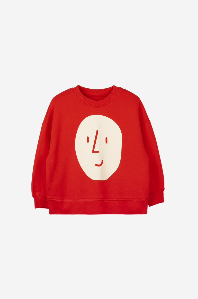 OXOX CLUB Organic Cotton Potato Sweatshirt Red