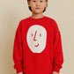 OXOX CLUB Organic Cotton Potato Sweatshirt Red
