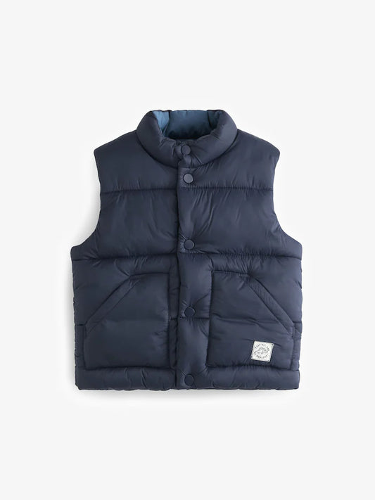 Navy Blue Padded Gilet (3mths-10yrs)
