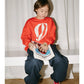 OXOX CLUB Organic Cotton Balloon Sweatshirt Red