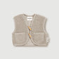 Finch & Fable Wool Sherpa Vest - Sand