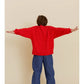 OXOX CLUB Organic Cotton Balloon Sweatshirt Red