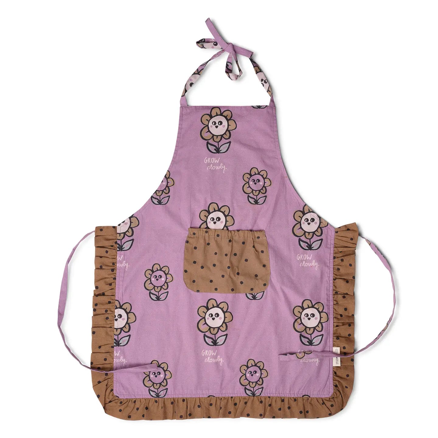 STUDIO LOCO Kids Apron Floral-Double Sided