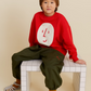 OXOX CLUB Organic Cotton Potato Sweatshirt Red